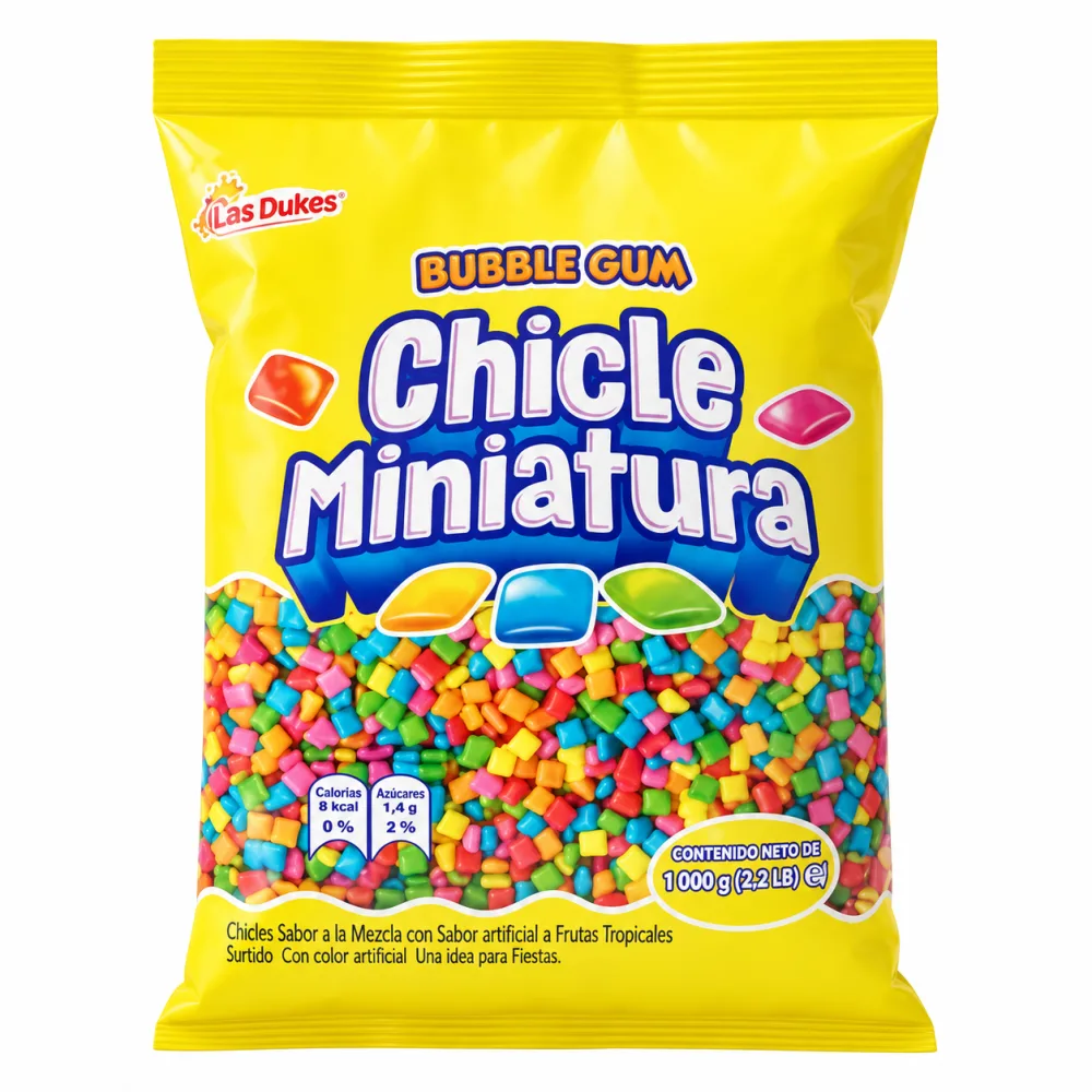 CHICLE MINIATURA CANDYRANCH X 1000 G