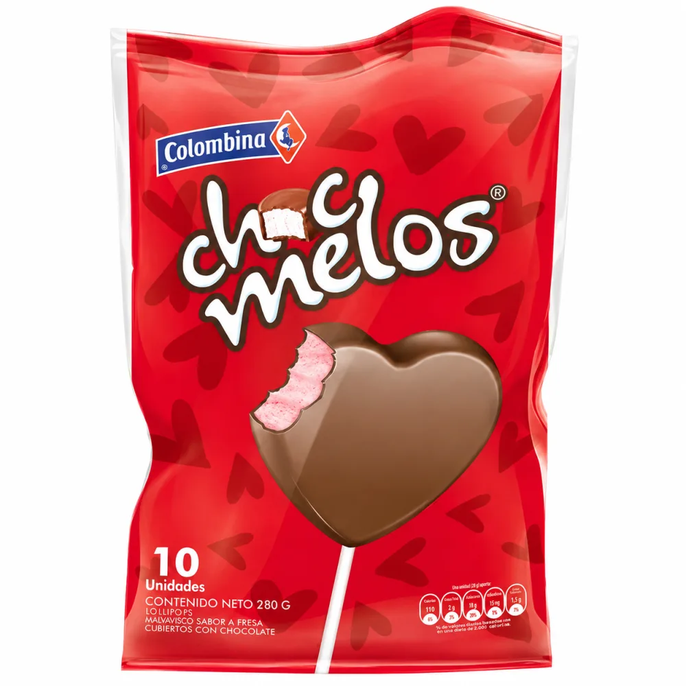 CHOCMELOS CORAZON BLX10 UND
