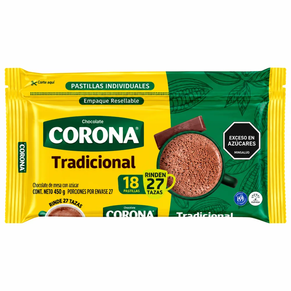 CHOCOLATE CORONA X 450G