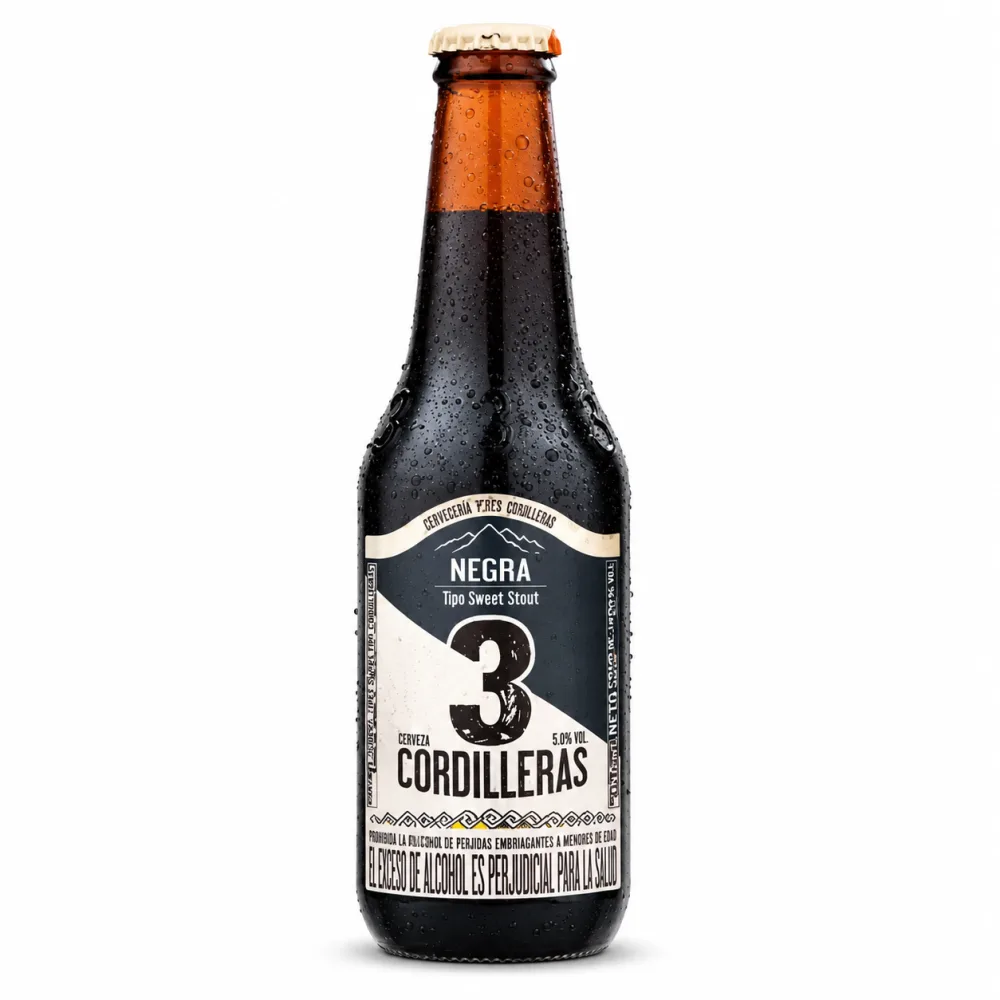 3 CORDILLERAS NEGRA VIDRIO