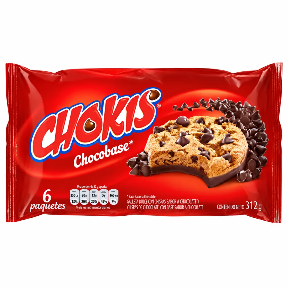 CHOKIS CHISPAS CHOCOBASE X 47g * 6