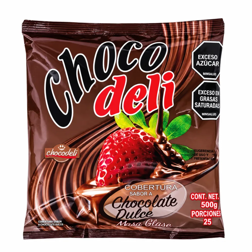COBERTURA CHOCODELI NEGRA X 500 G