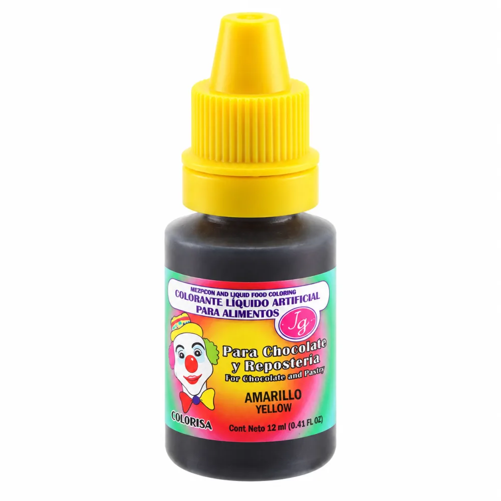 COLOR LIQUIDO JG AMARILLO X12ML