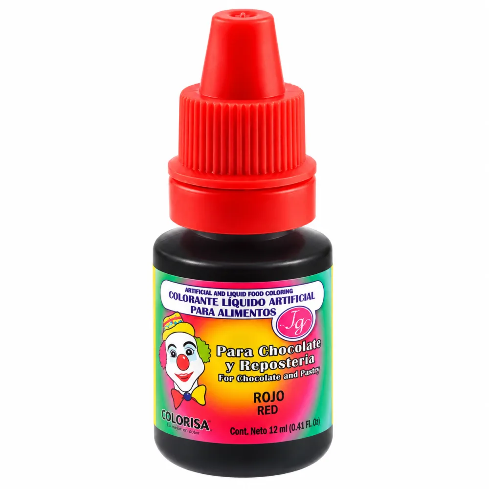 COLOR LIQUIDO JG ROJO X12ML