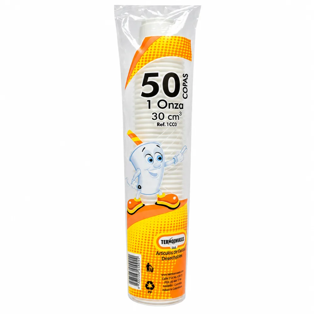 COPA 1 OZ TROFORMA TTE X 50