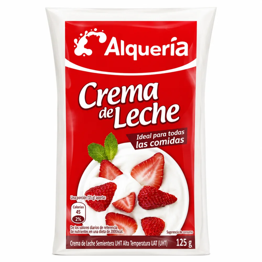 CREMA DE LECHE ALQUERIA X 125 G