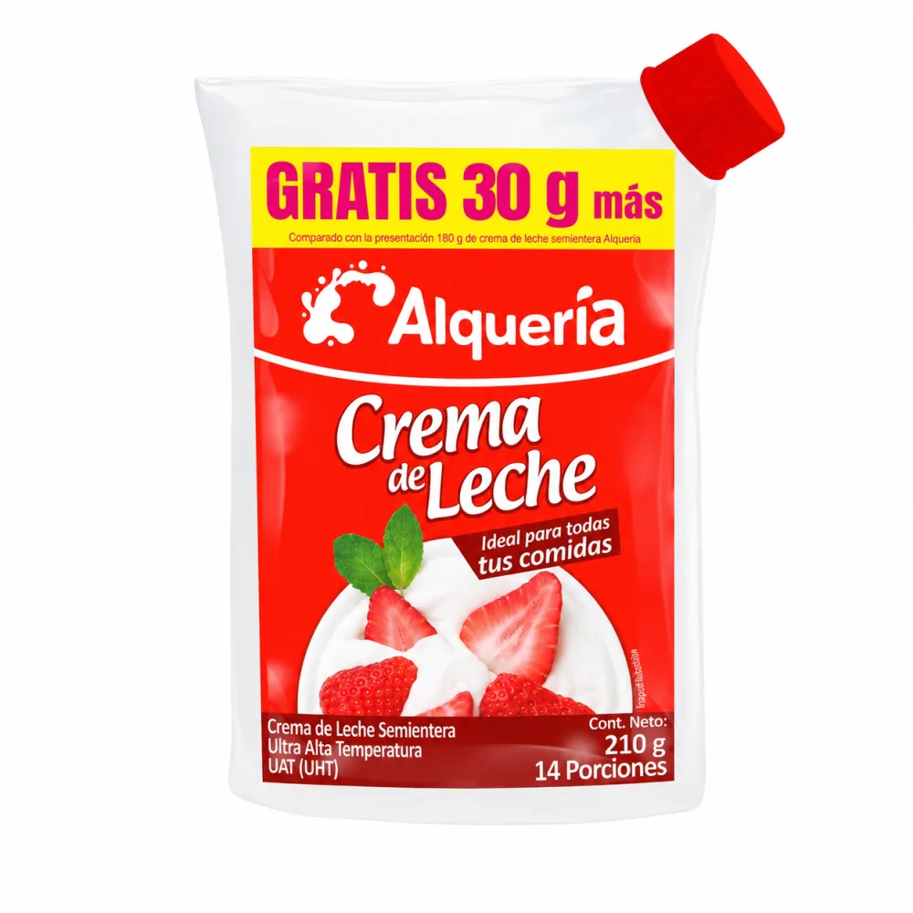 CREMA DE LECHE ALQUERIA X 210 G