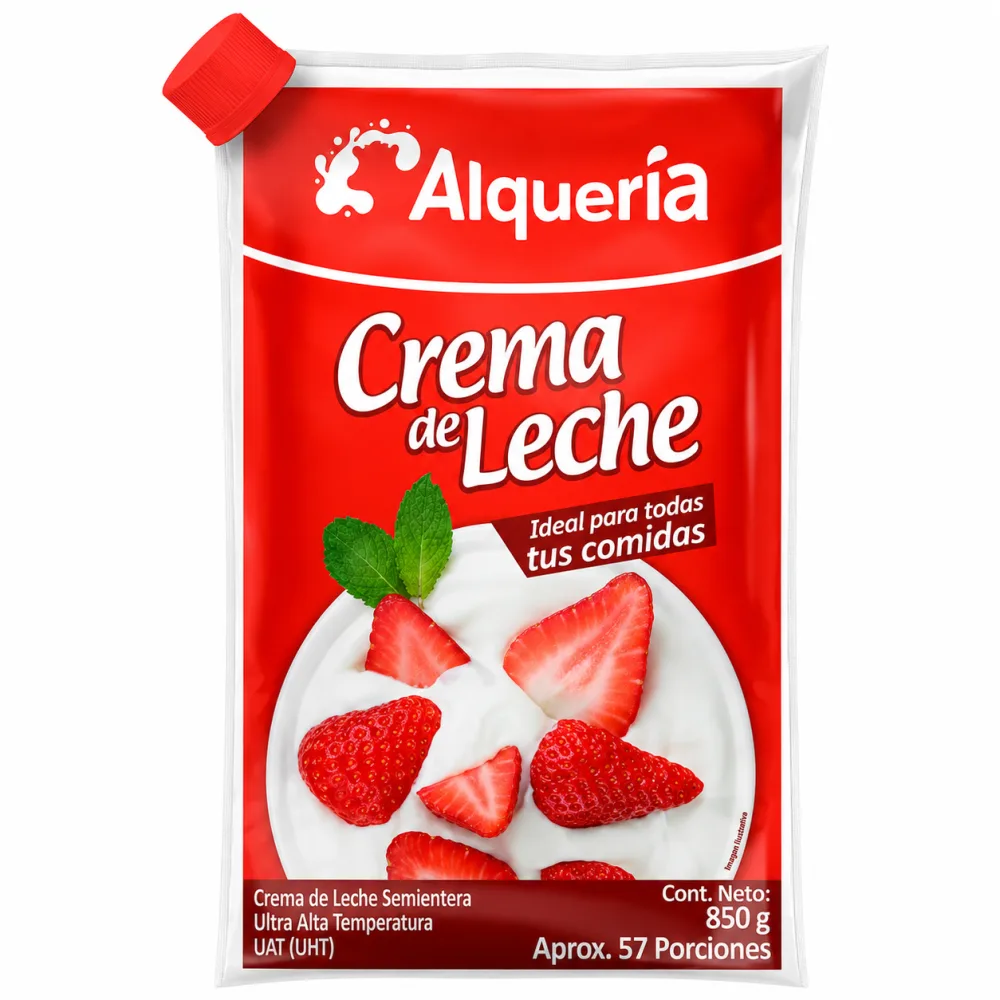 CREMA DE LECHE ALQUERIA X 850 ML