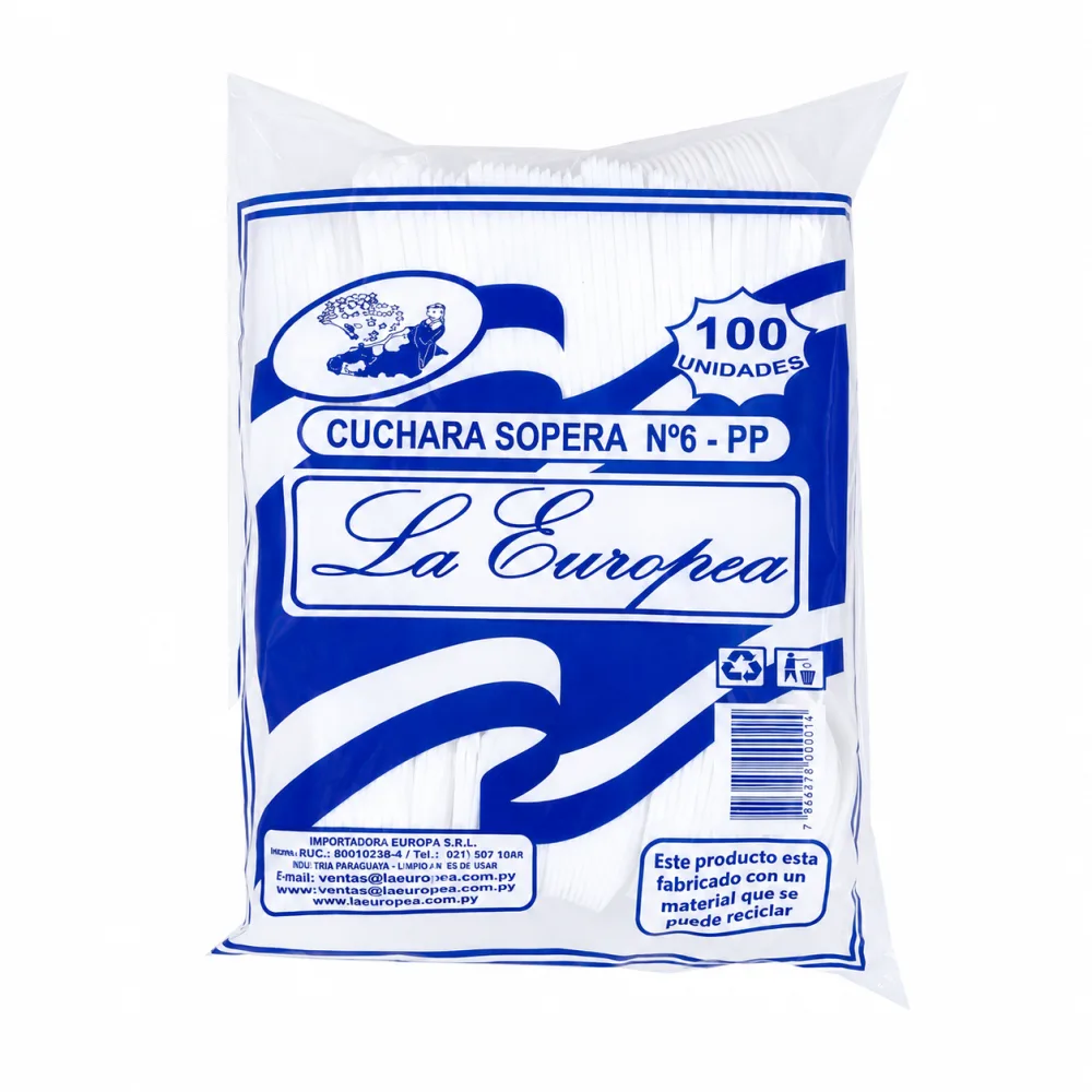 CUCHARA GDE EUROPEA X 100