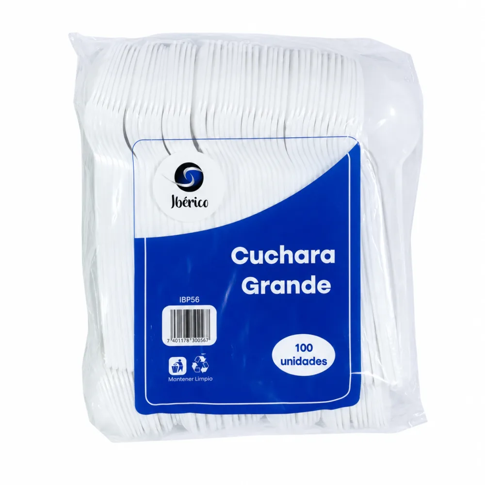 CUCHARA GDE IBERICO X 100 UND