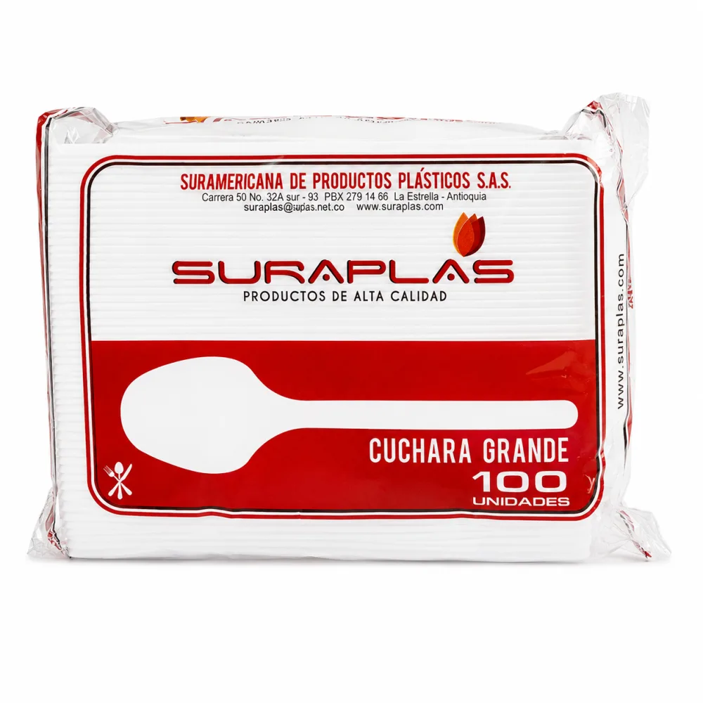 CUCHARA GDE SURAPLAS X 100