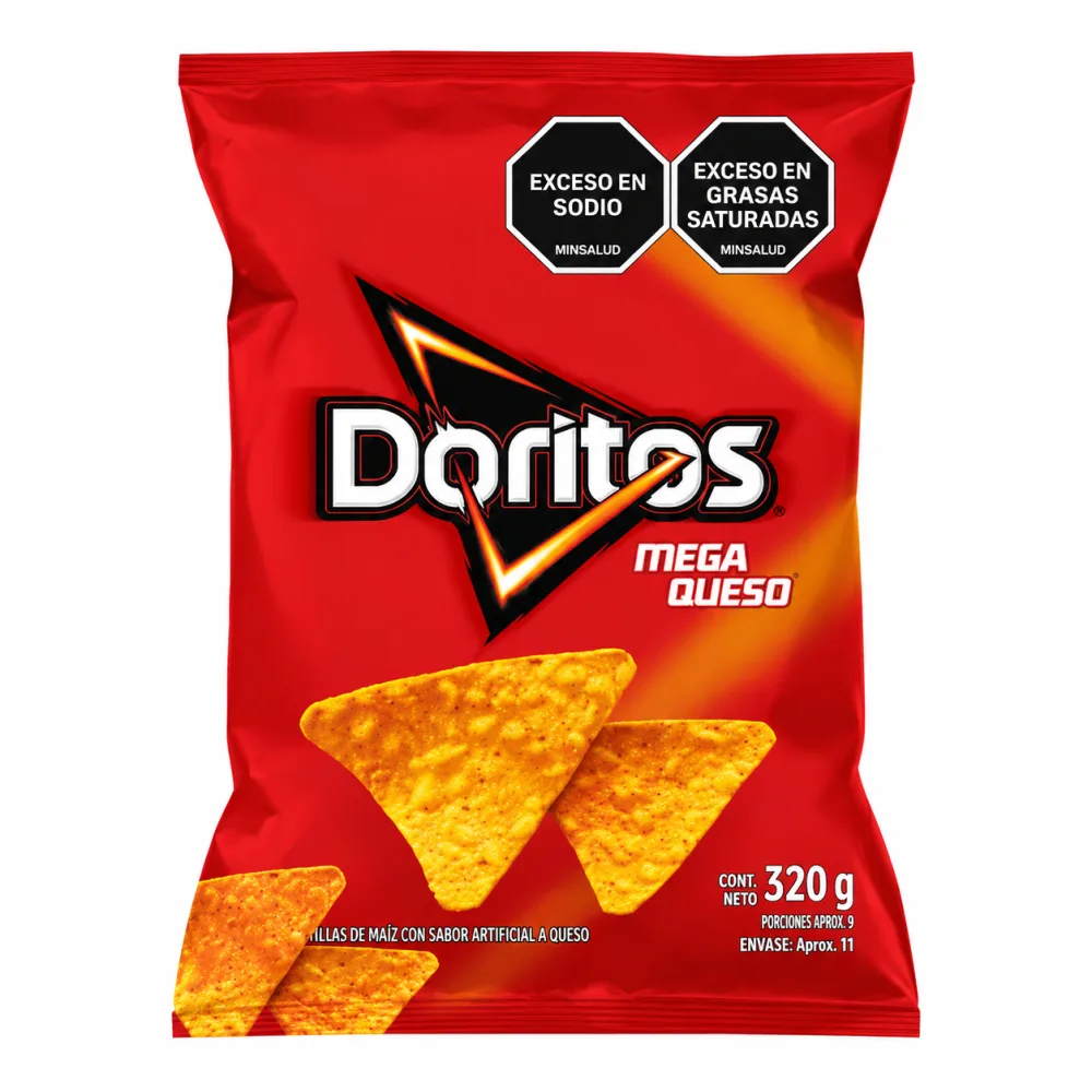 DORITOS MEGA QUESO X 320 G