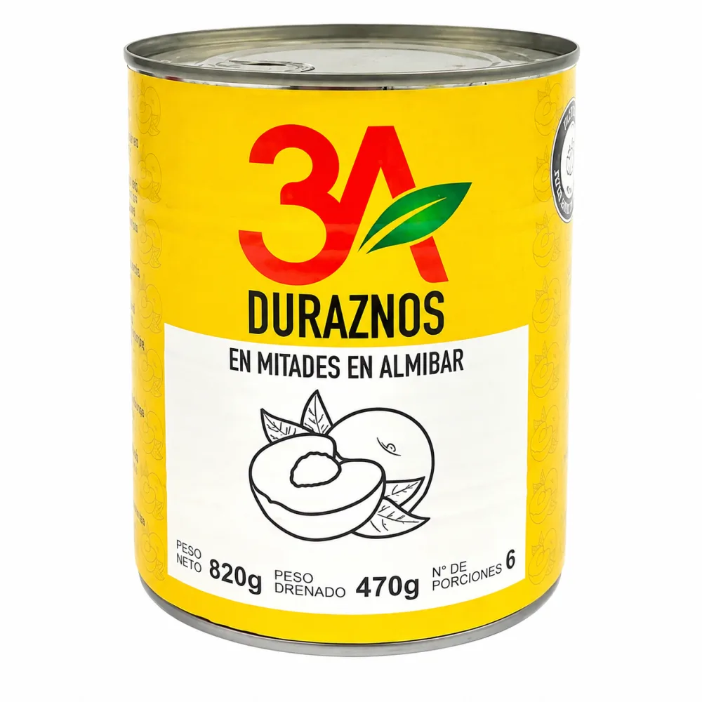 DURAZNO 3A LATA 820GR