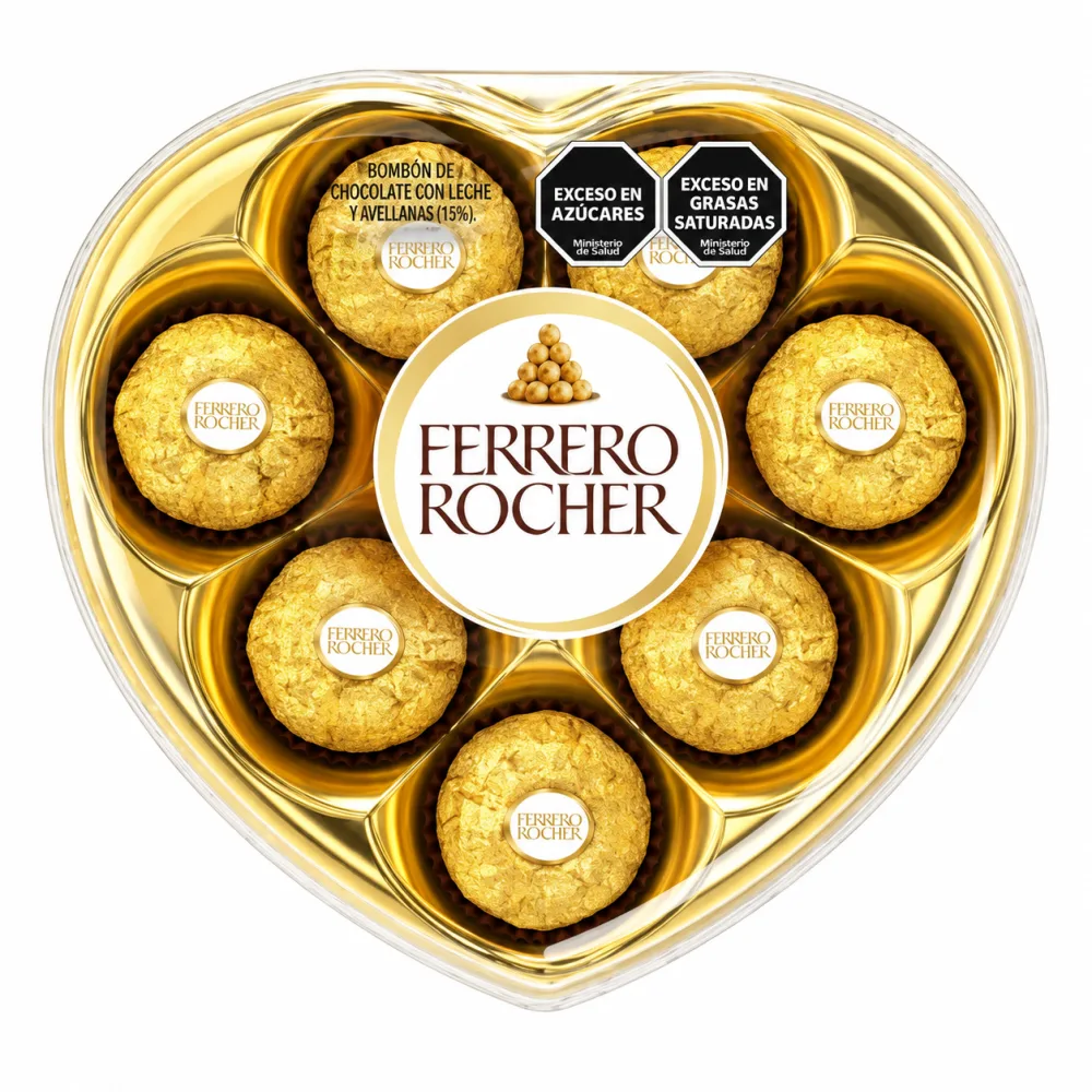 FERRERO ROCHER CORAZON X 8 UNID