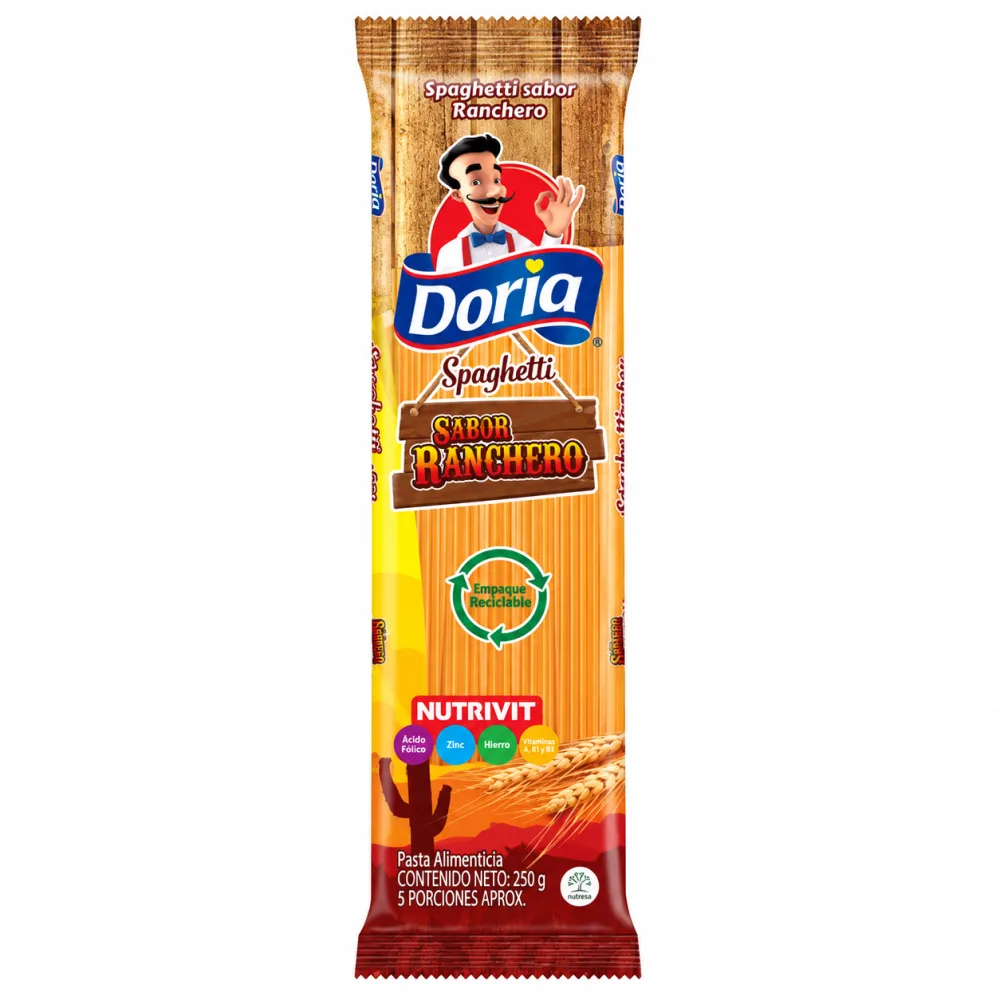FIDEOS RANCHERO DORIA X 250 G