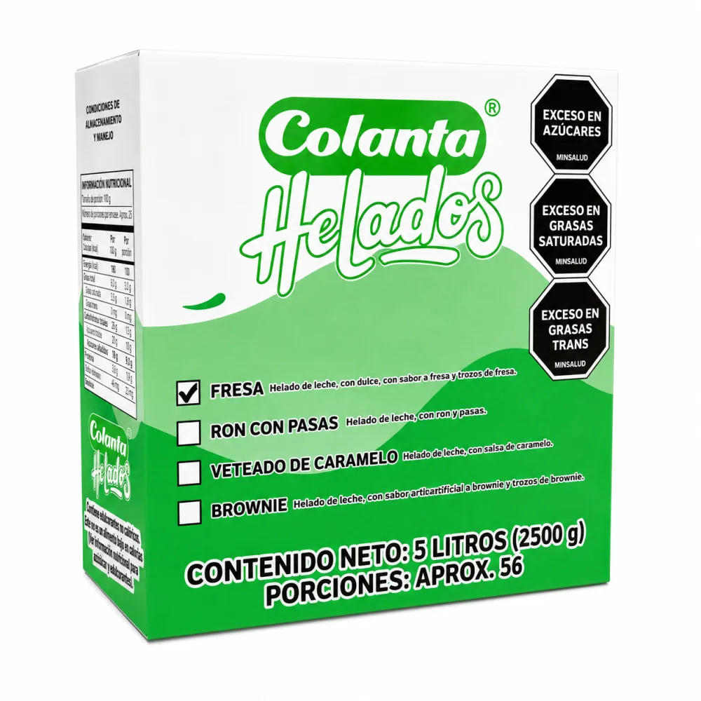 FRESA 5 LT HELADO COLANTA