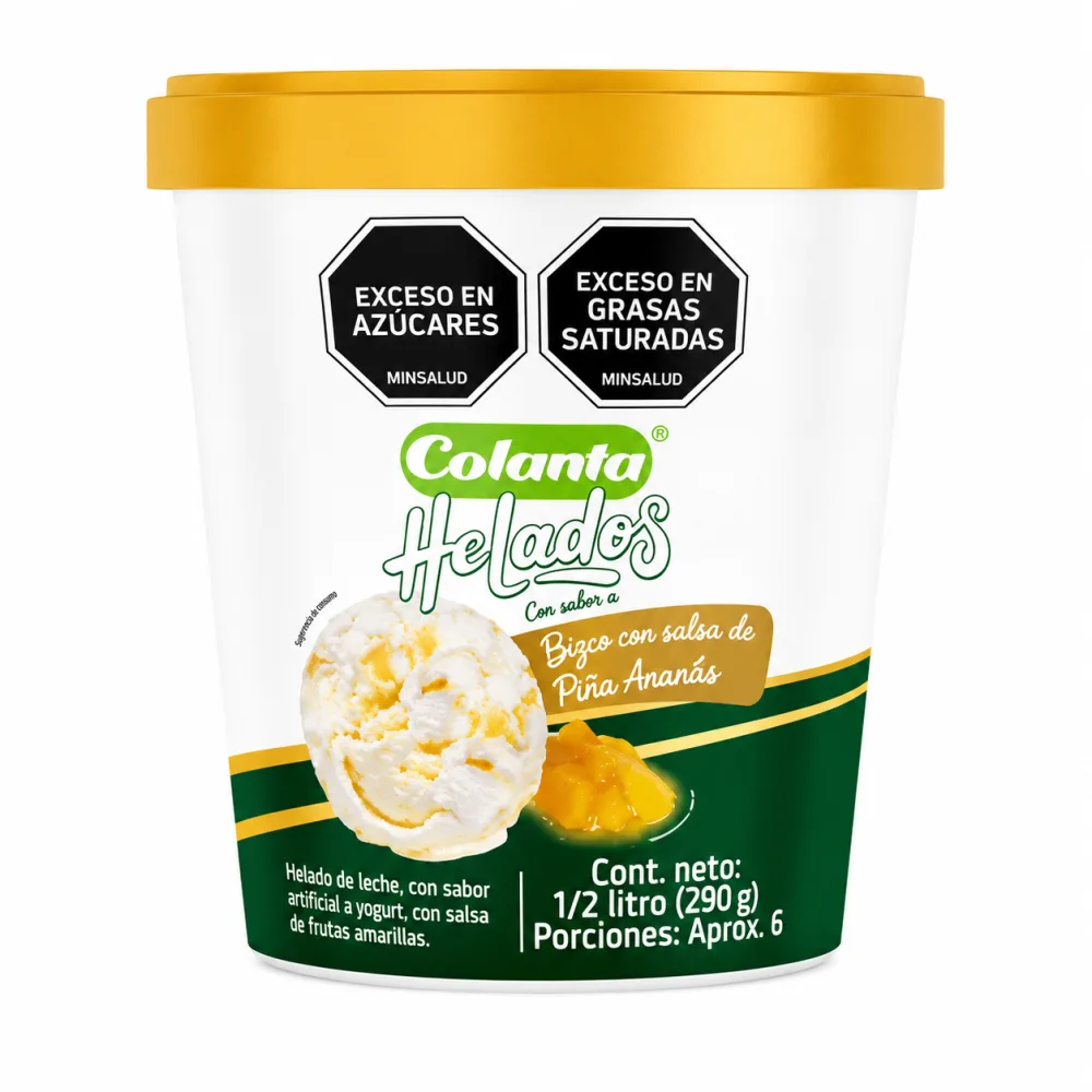 FRUTOSAMARILLOS 1/2LT HELADO COLANTA