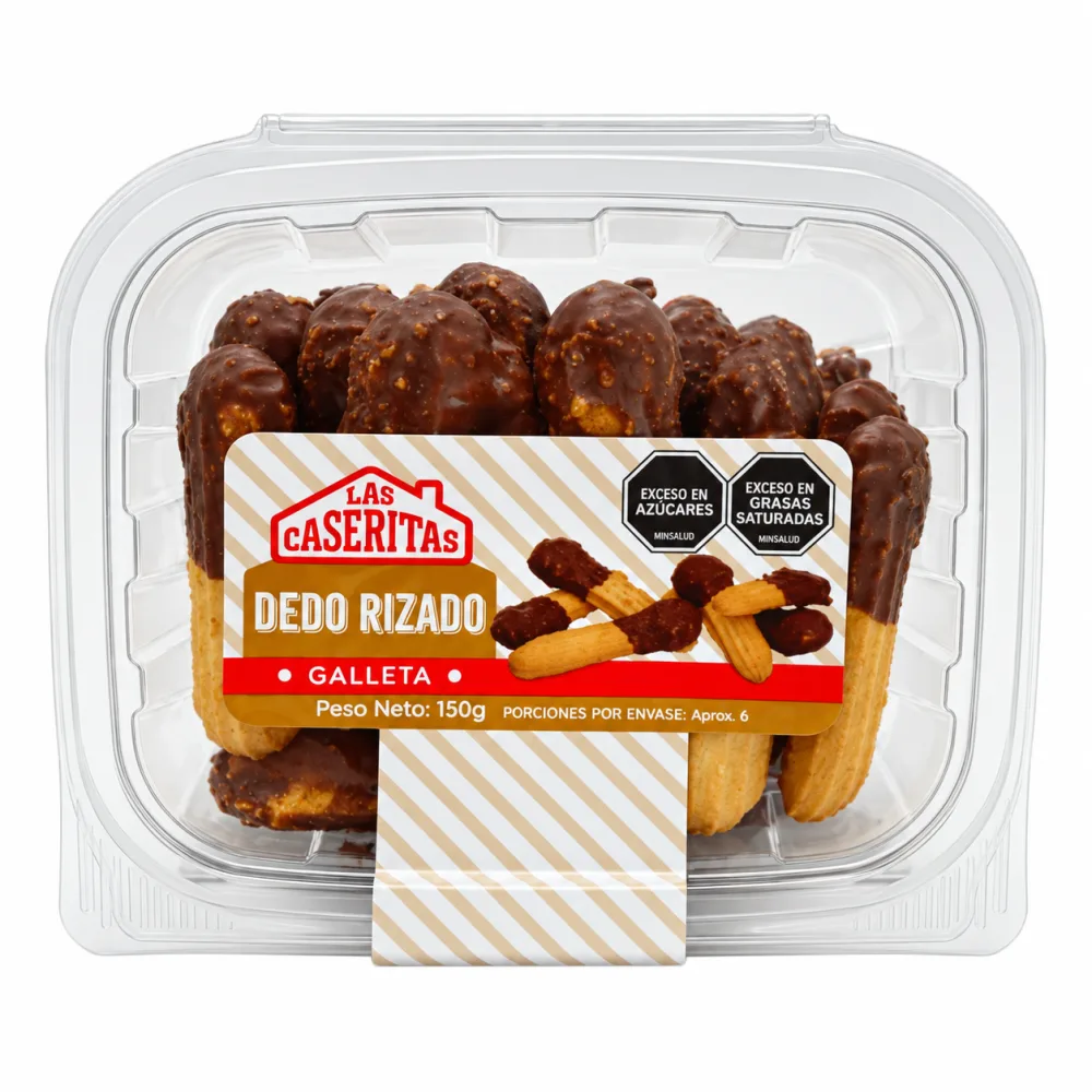 GALLETA DEDO RIZADO ESTUCHE X 190G