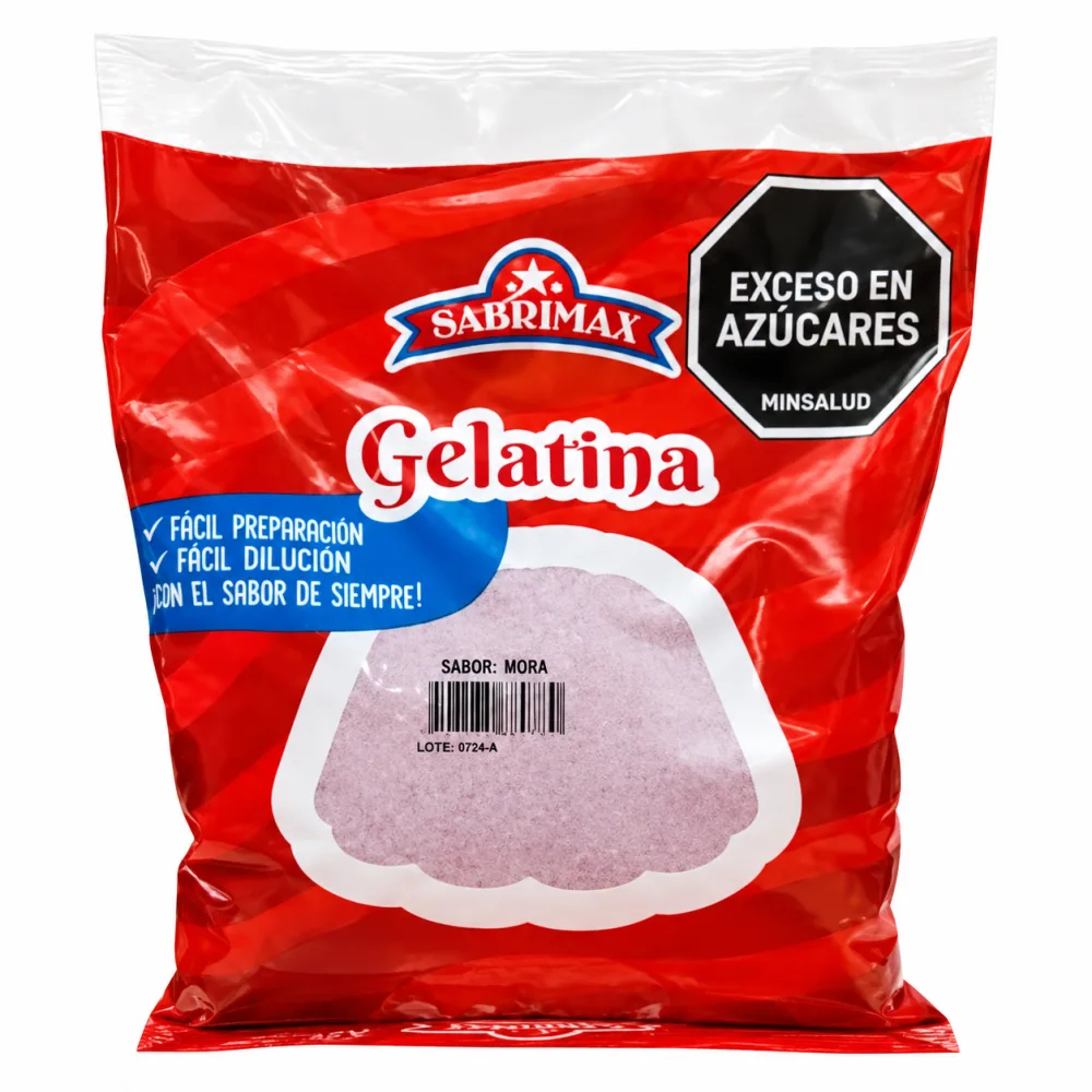 GELATINA SABRIMAX MORA X 500