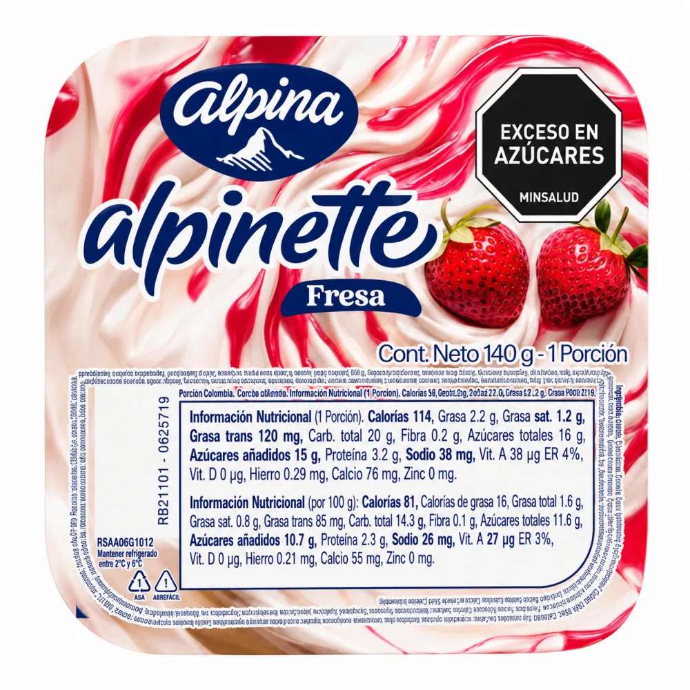 ALPINETTE FRESA X 140 G