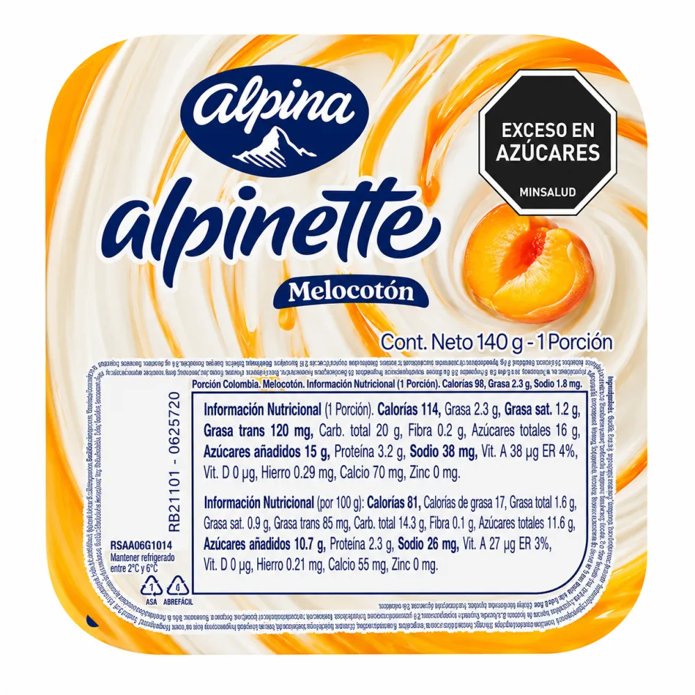 ALPINETTE MELOCOTON X 140 G