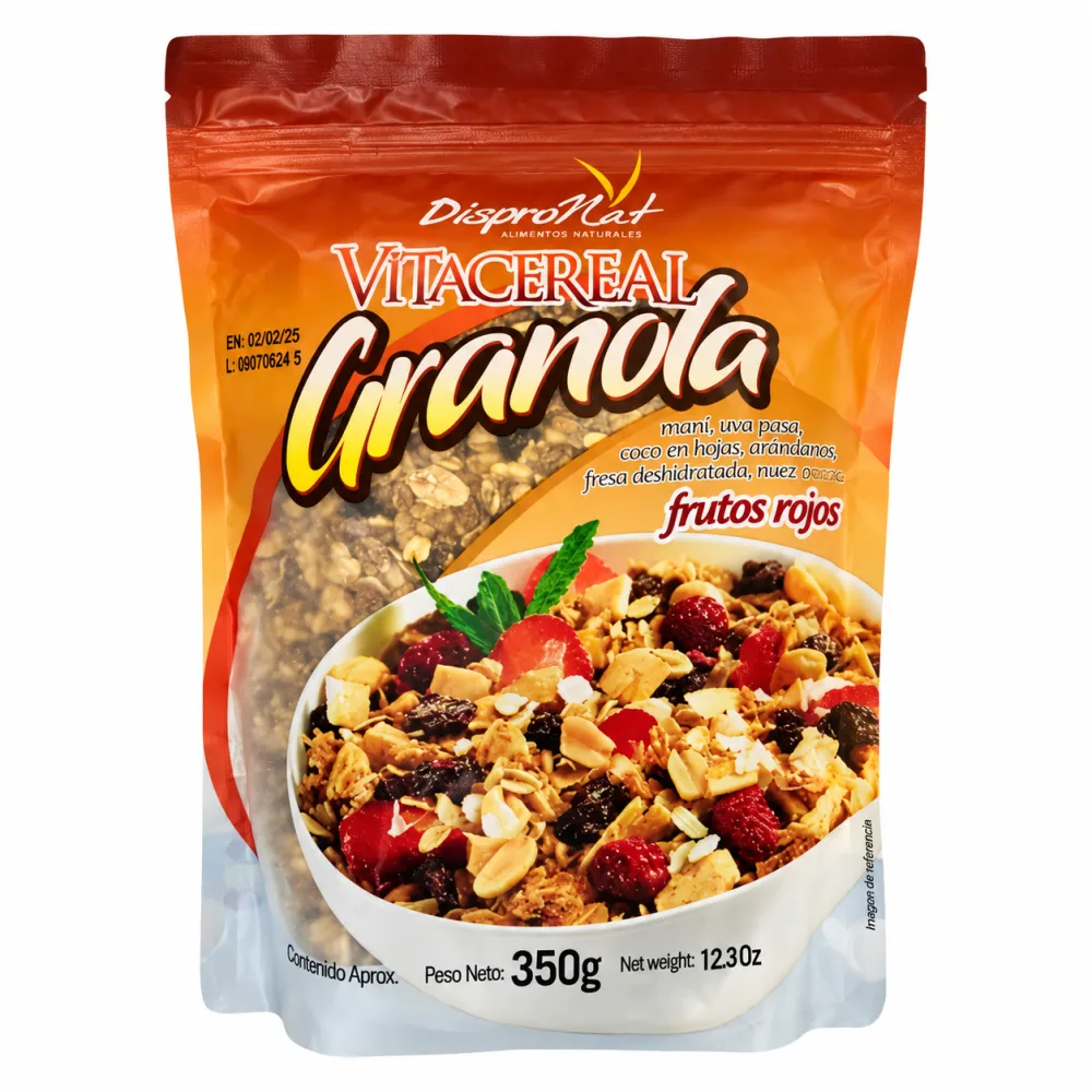 GRANOLA DISPRONAT FRUTOS ROJOS X 350 G