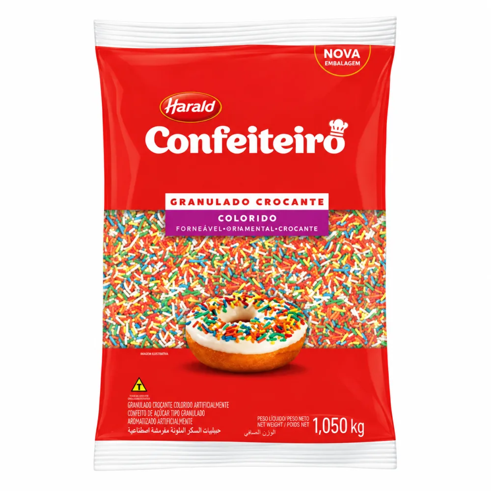 GRANULADO CROCANTE COLORIDO X1.010KG