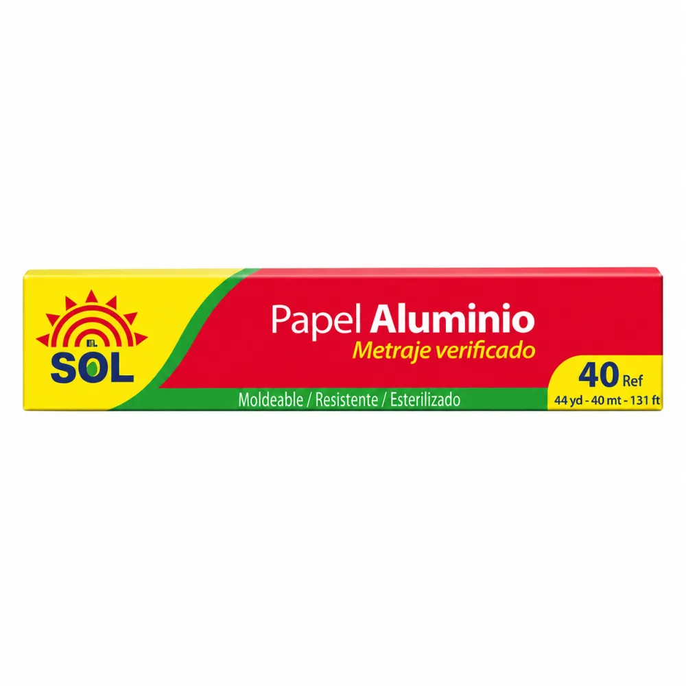 ALUMINIO EL SOL X 40 MTS