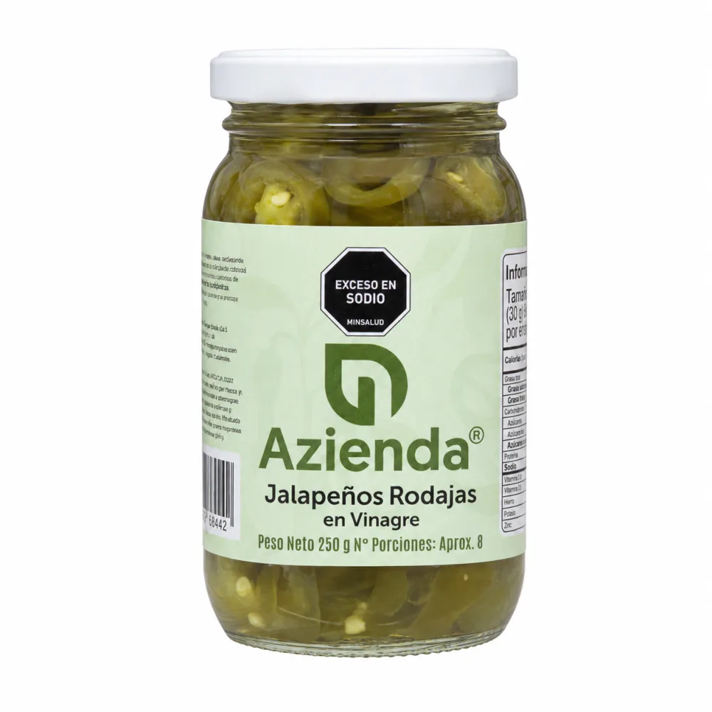 JALAPEÑO TAJADO AZIENDA X 250G