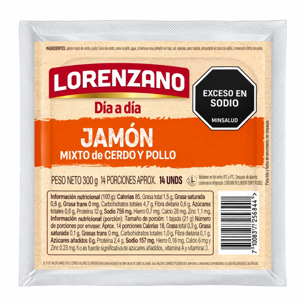 JAMON MIXTO LORENZANO X 300 G