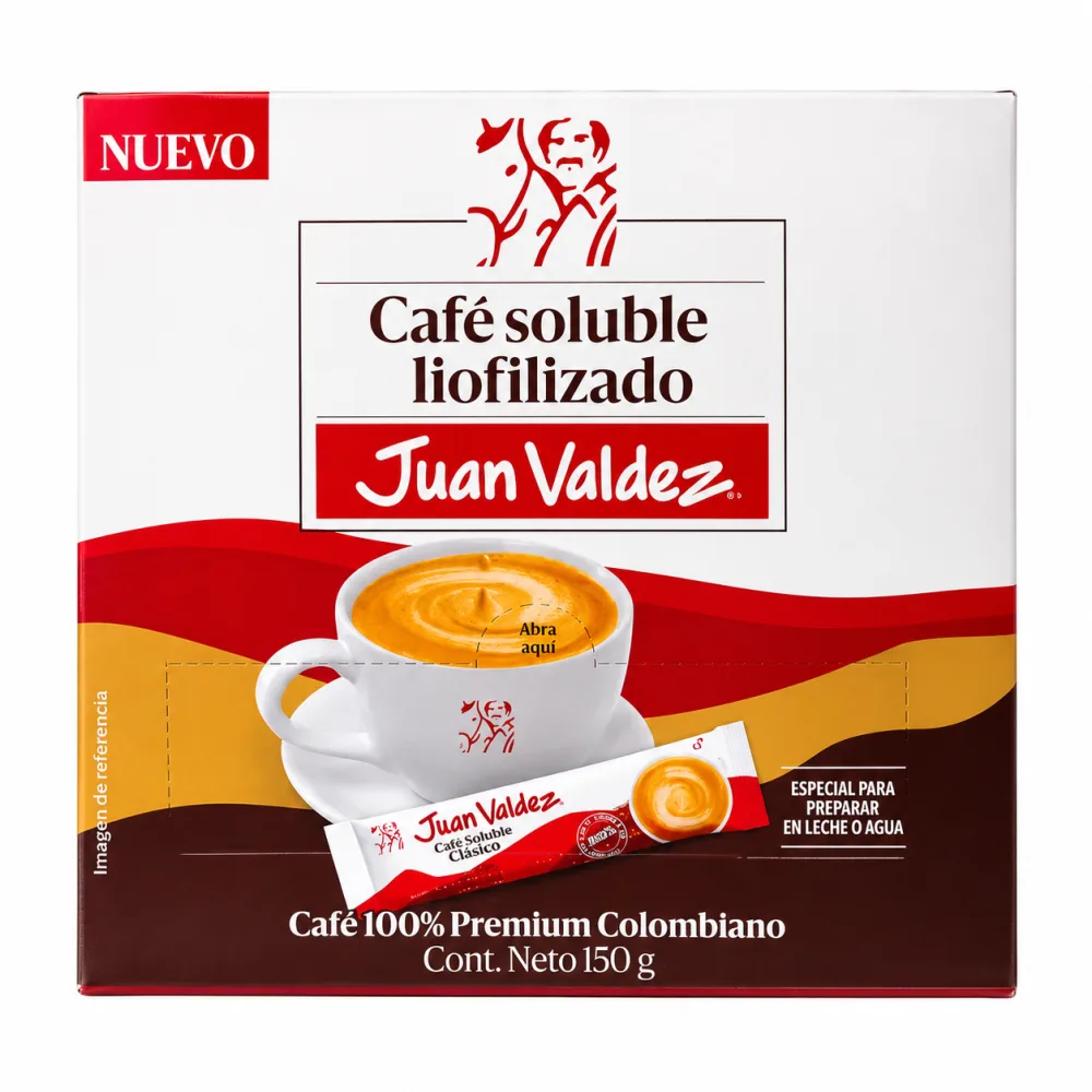 JUAN VALDEZ LIOF CLASICO DISPLEY X 100 UND