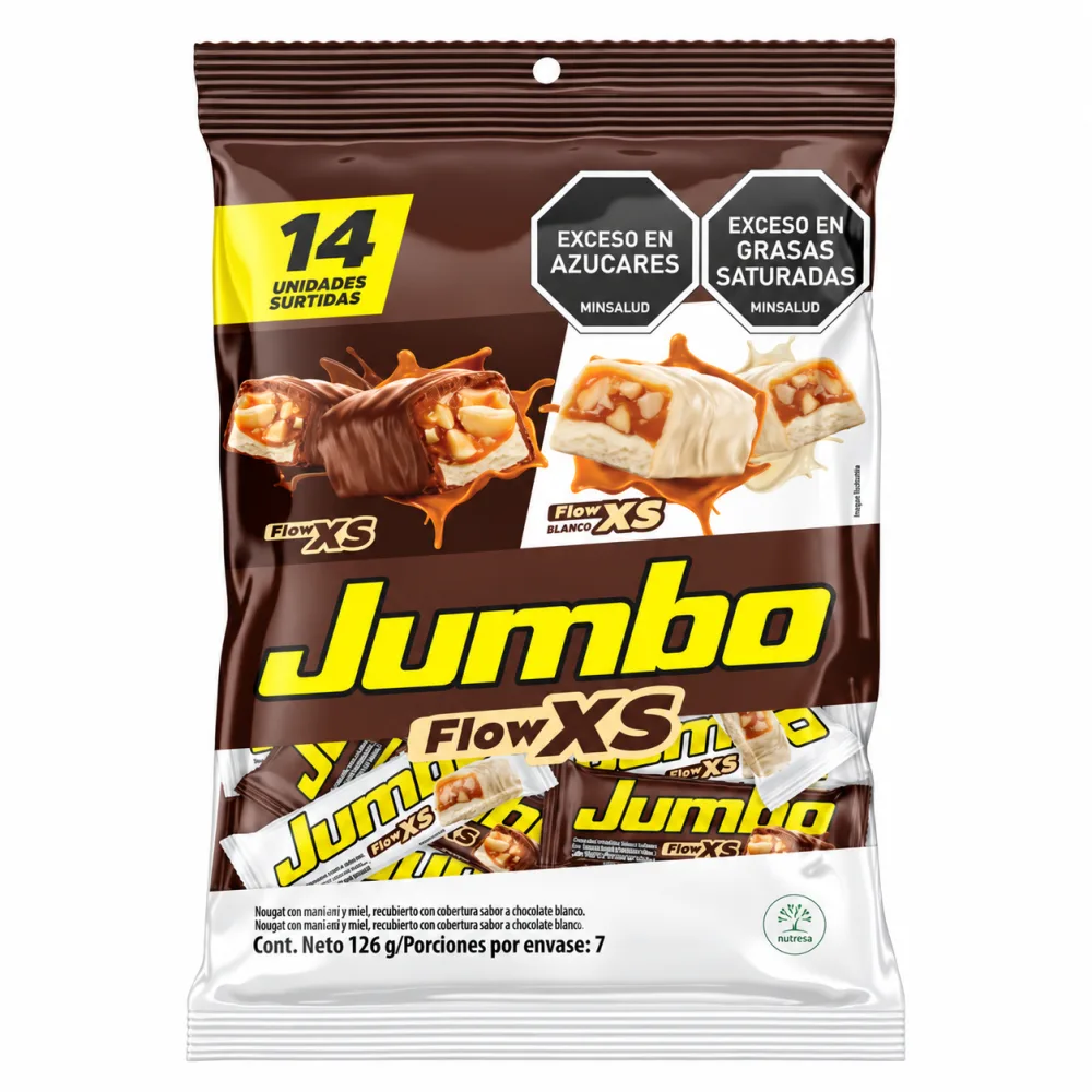 JUMBO FLOW XS SURTIDA X 14UND