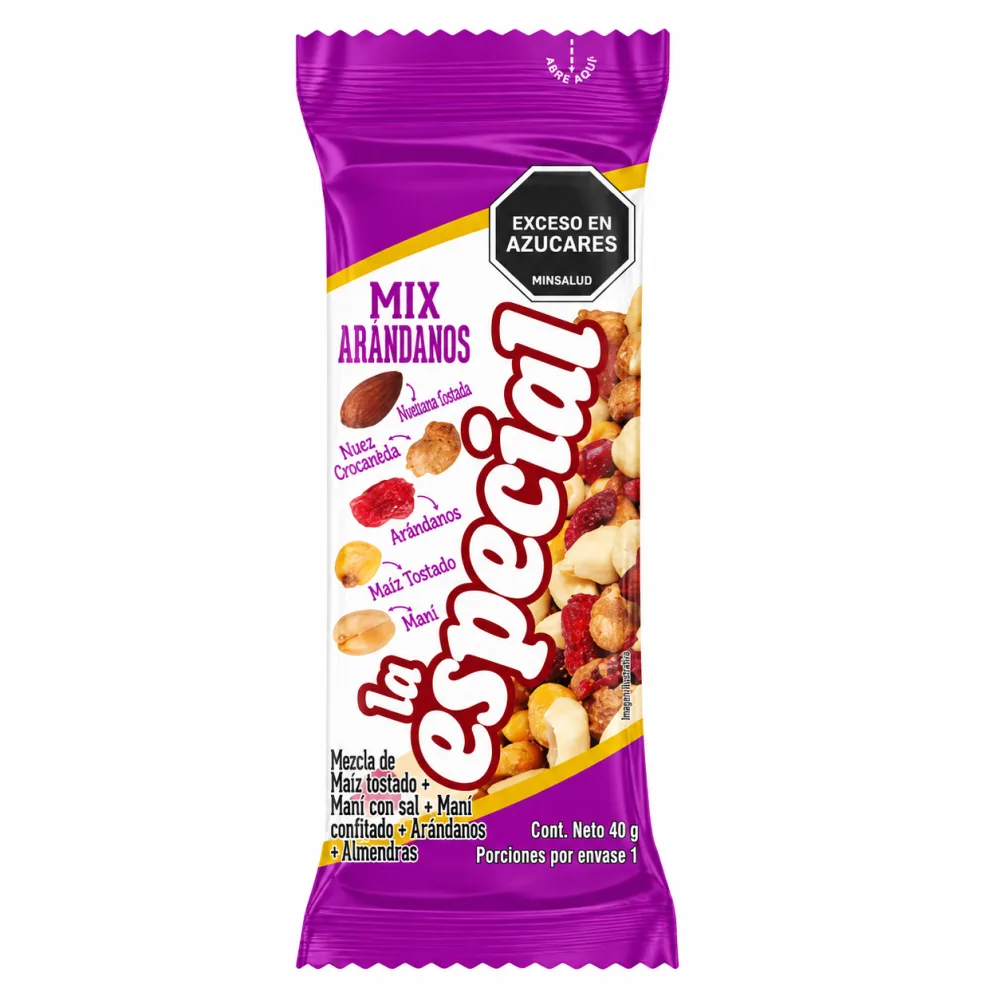 LA ESPECIAL MIX ARANDANOS X 40G