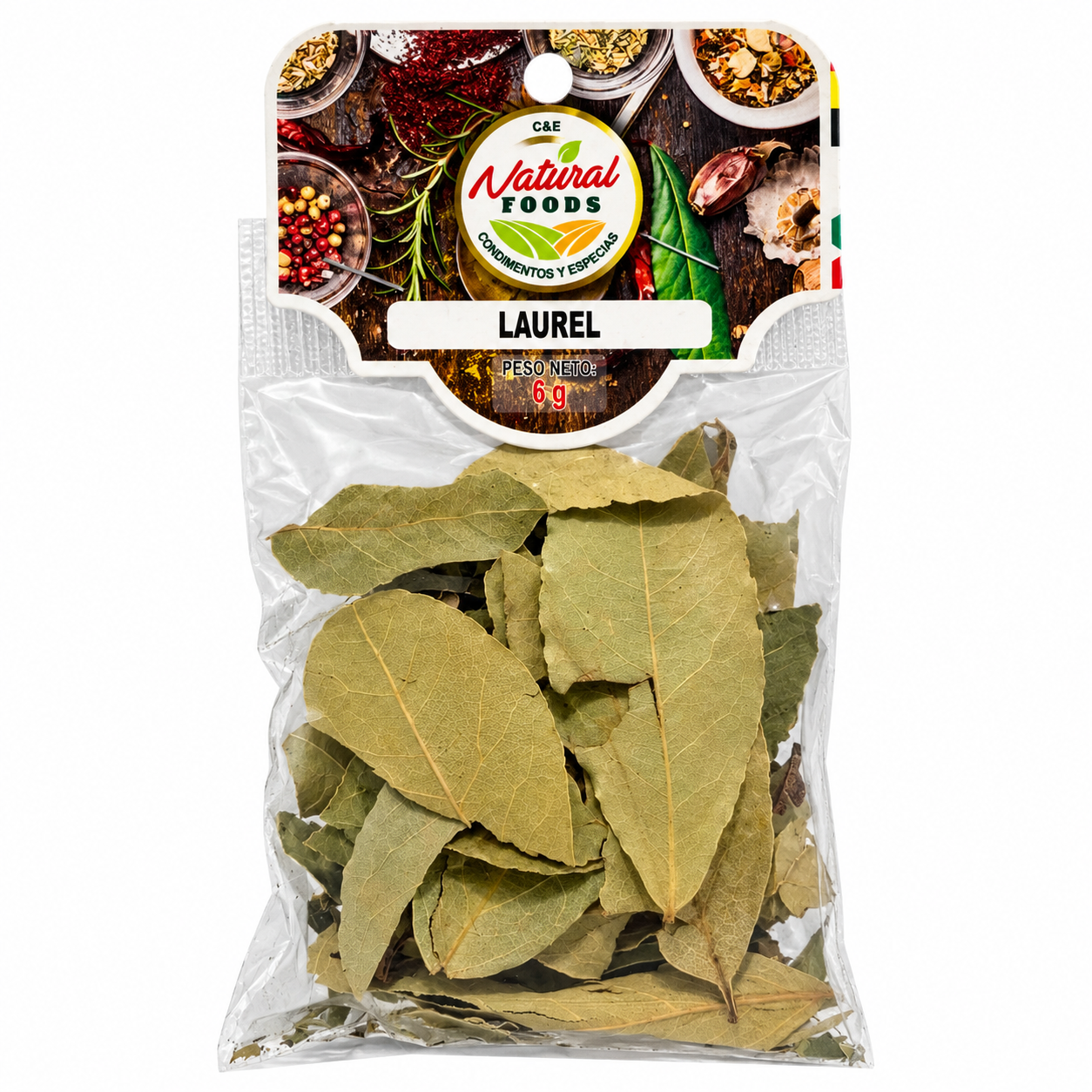 LAUREL HOJA NATURAL FOODS X 6 G