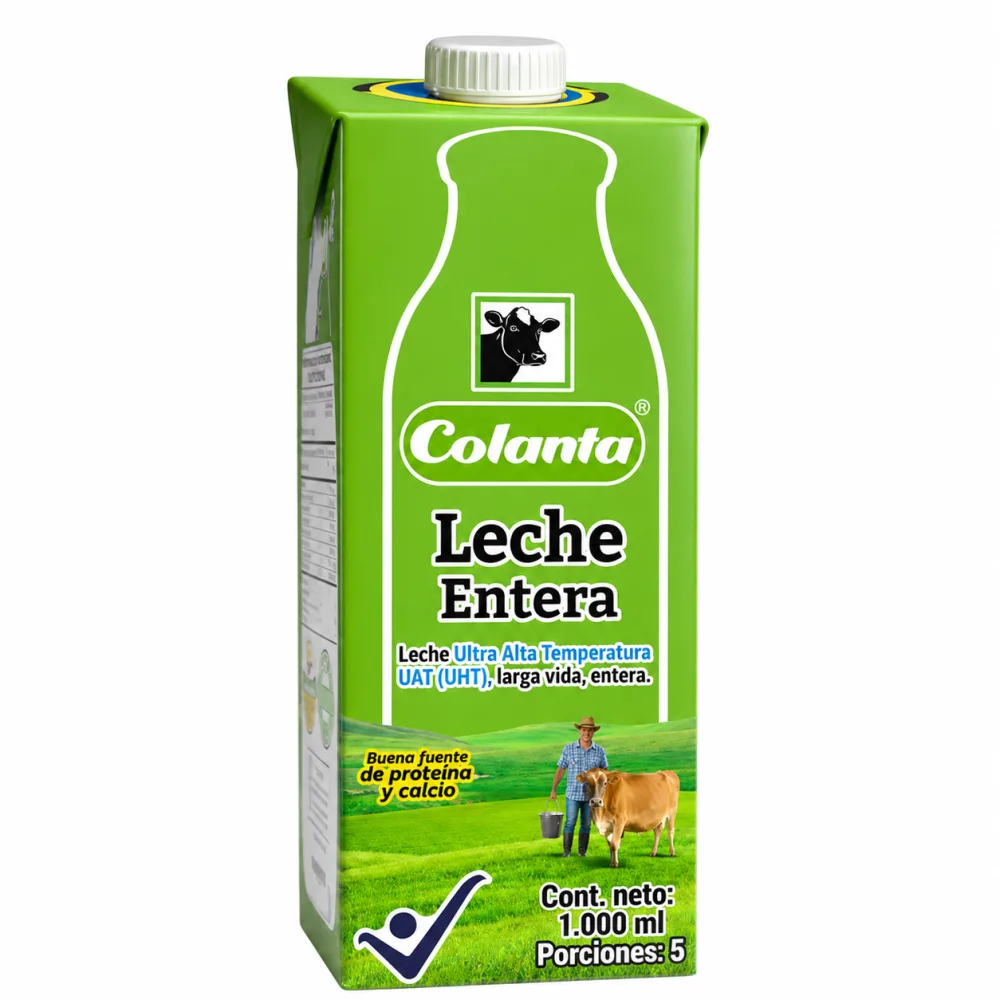LECHE ENTERA COLANTA TETRA X 1000ML