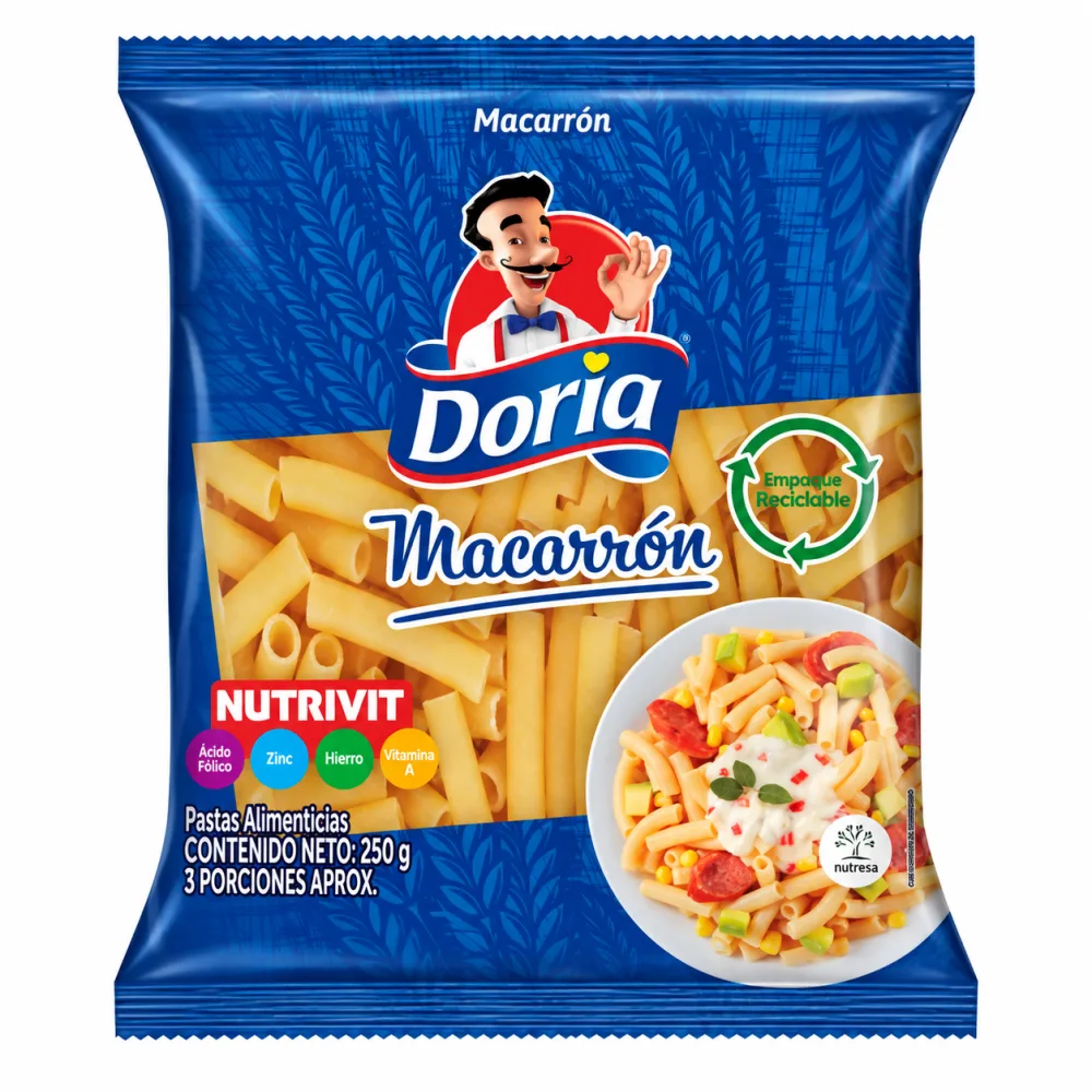 MACARRON DORIA CLASICA X 250 G