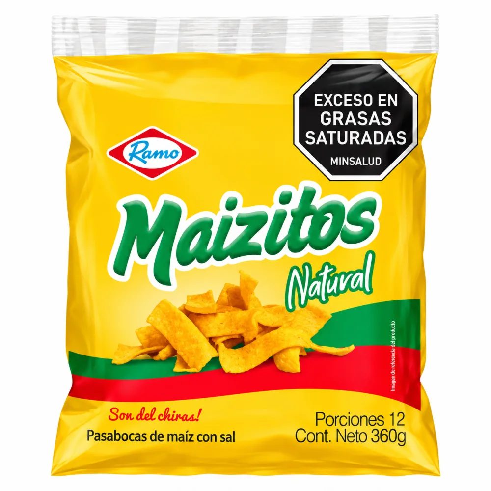 MAIZITOS NATURAL X 12 UND