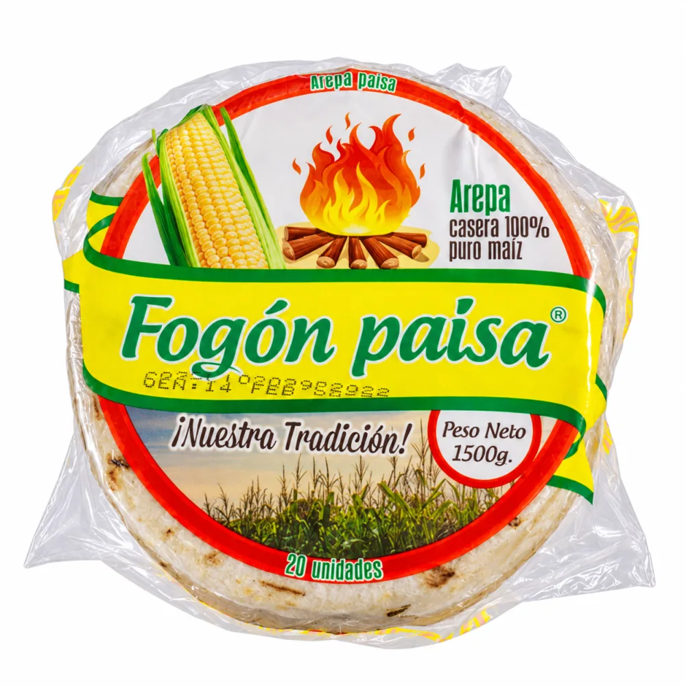 AREPA FOGON PAISA OFERTA X 20