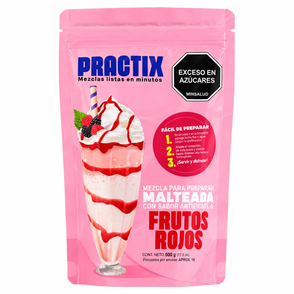 MALTEADA FRYSCOL FRUT/ROJ * 550g PRACTIX
