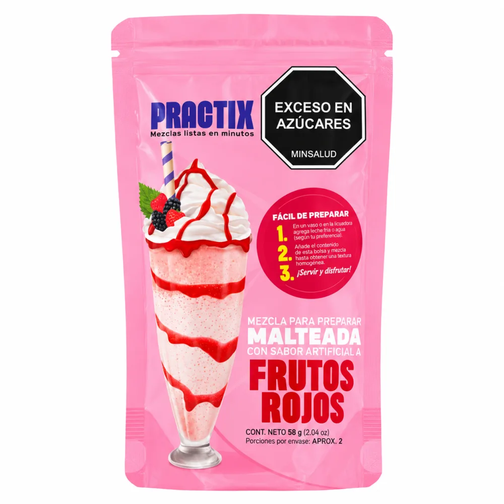MALTEADA FRYSCOL FRUT/ROJ * 55g PRACTIX