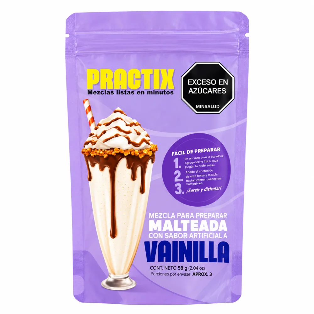 MALTEADA FRYSCOL VAINILLA * 550g PRACTIX