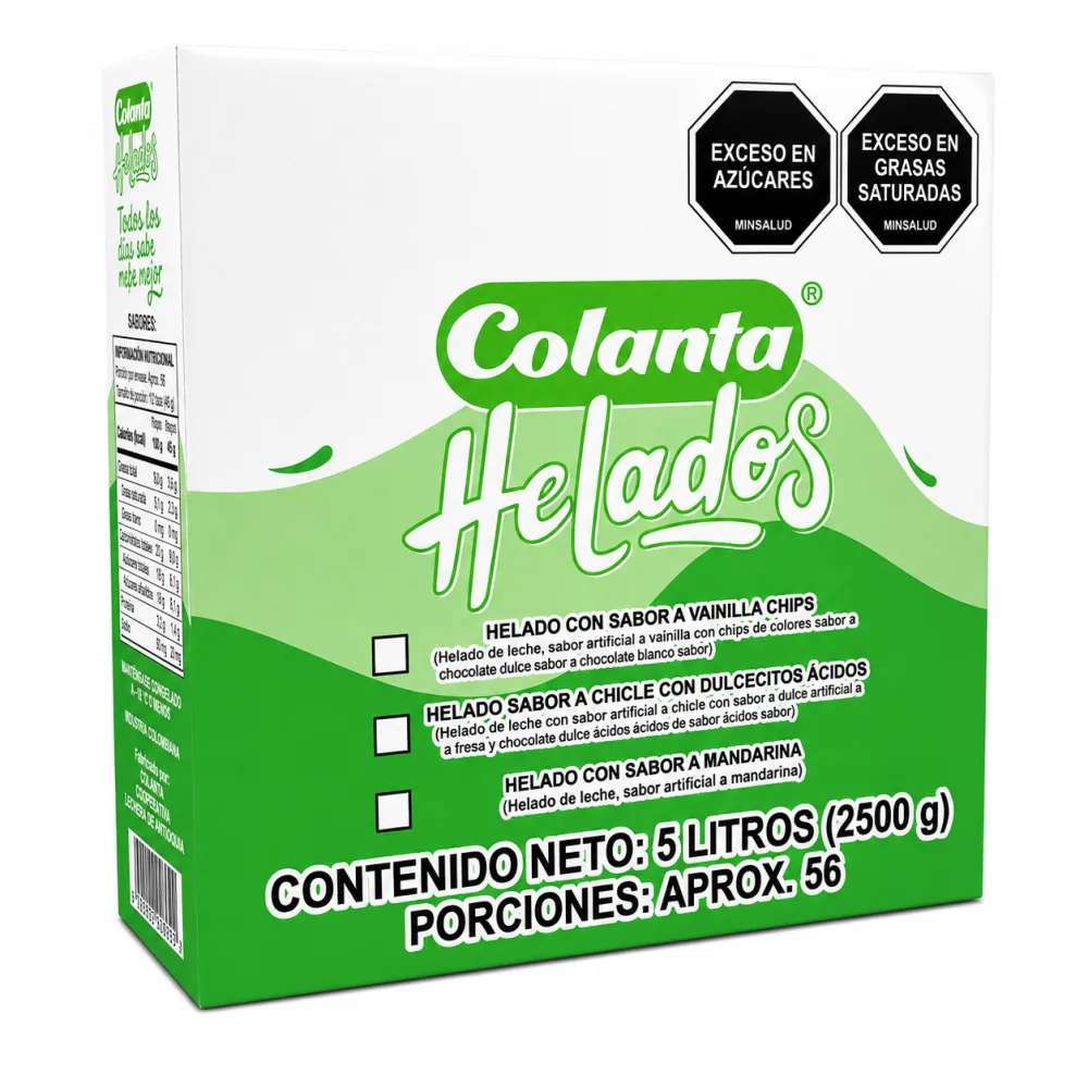 MANDARINA 5LT HELADO COLANTA