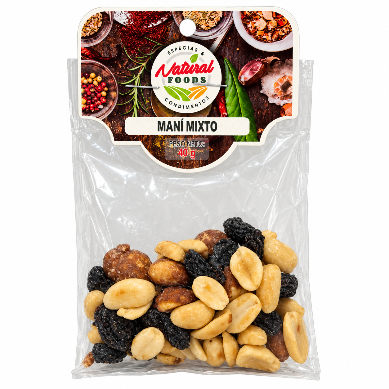 MANI MIXTO NATURAL FOODS X 35 G