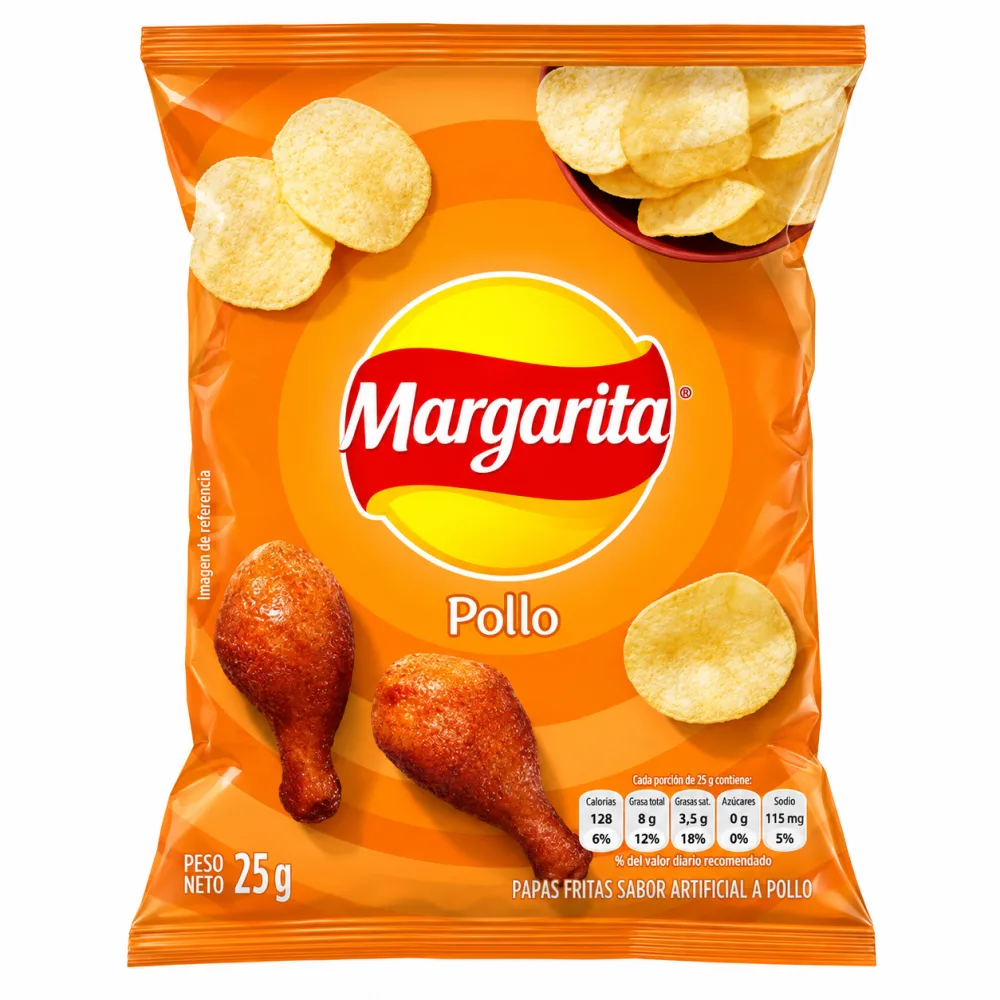 MARGARITA POLLO 25G PAQ*12