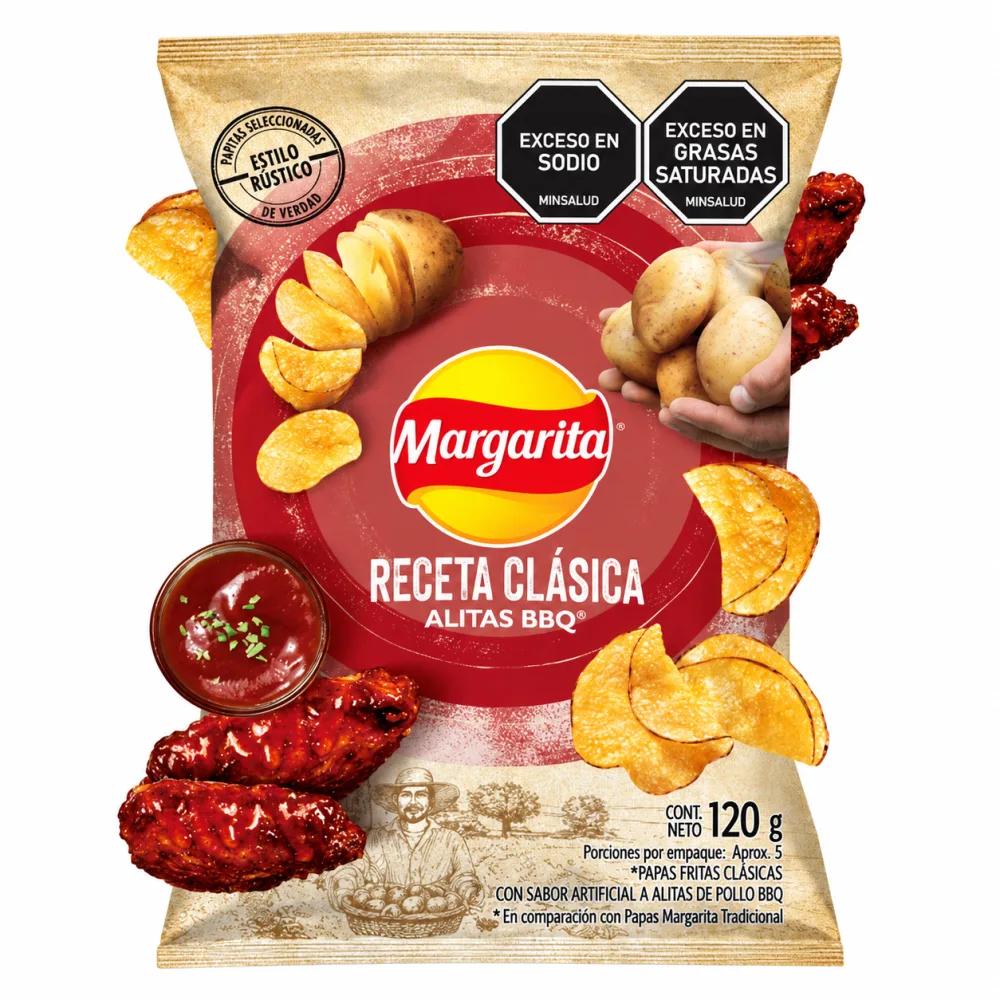 MARGARITA REC CLAS POLL BBQ X 120G