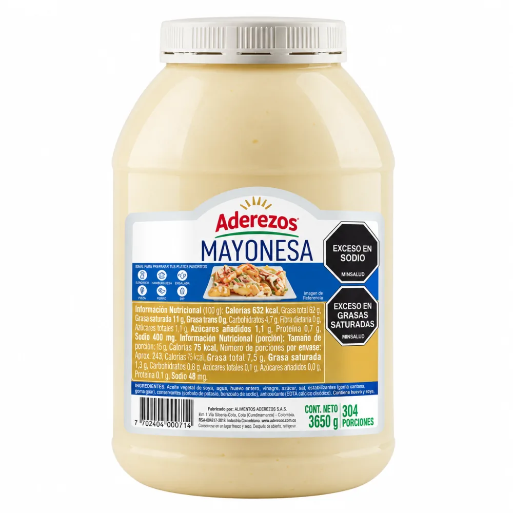 MAYOFINA ADEREZOS X 3650 G