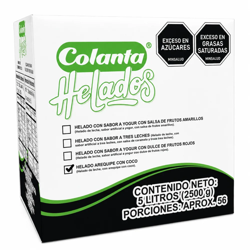 AREQUIPE COCO 5 LT HELADO COLANTA