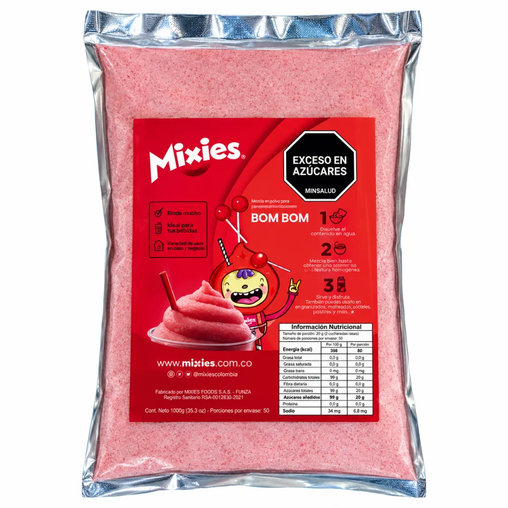 MEZCLA GRANIZADO FRYSCOL BOM BOM *1000
