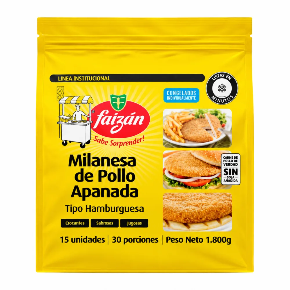 MILANESA FAIZAN X 15 UND