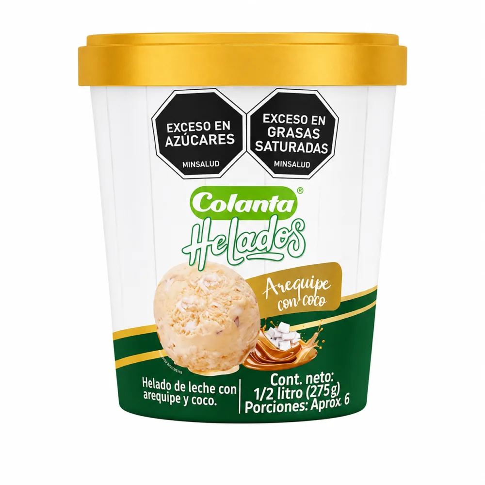 AREQUIPE COCO 0.5LT-1/2LT HELADO COLANTA